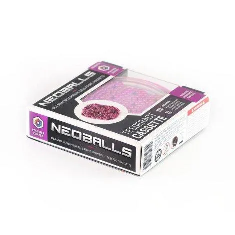 Billes magnétiques magenta - Tesseract Cassette - Neoballs