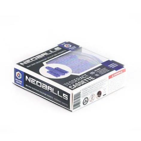 Boules magnétiques bleues - Tesseract Cassette - Neoballs