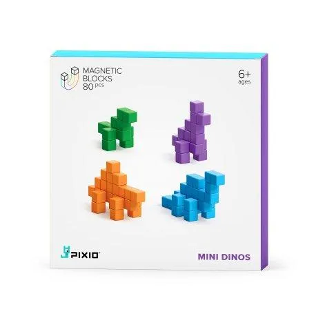 Magnetbaukasten Mini Dinos - Pixio