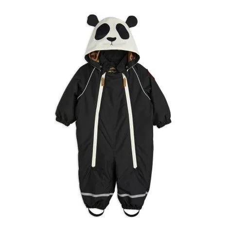 Combinaison de neige bébé Alaska Panda Black - Mini Rodini