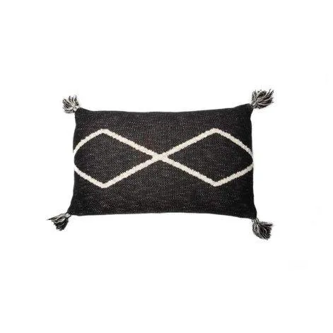 Knitted cushion Oasis Black - Lorena Canals