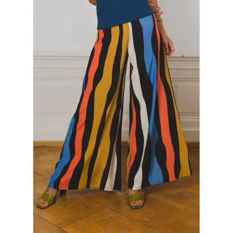 Birkin Trousers FLUIDITY Print multi Colour - KOMANA
