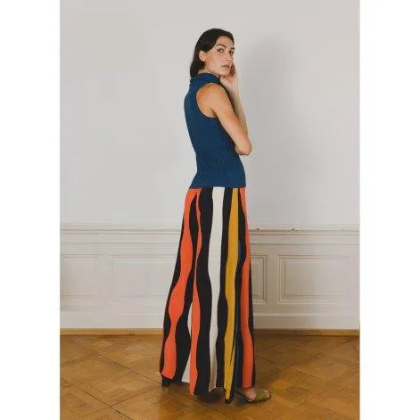 Birkin Trousers FLUIDITY Print multi Colour - KOMANA
