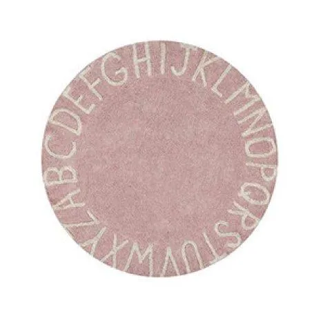 Tapis Round ABC Vintage Nude-Natural - Lorena Canals