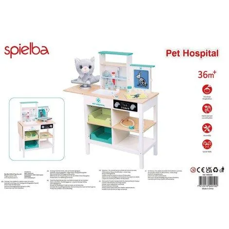 Spielba vet practice with stuffed animal - Spielba