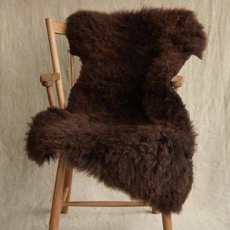 Swiss sheepskin brown size 110cm x 75cm - MARAI