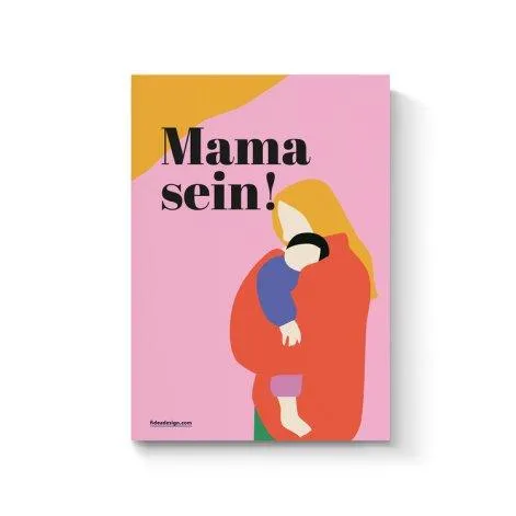 Being a mom - A notebook for the postpartum period - Fidea Design