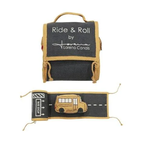 Soft Toy Ride & Roll School Bus - Lorena Canals
