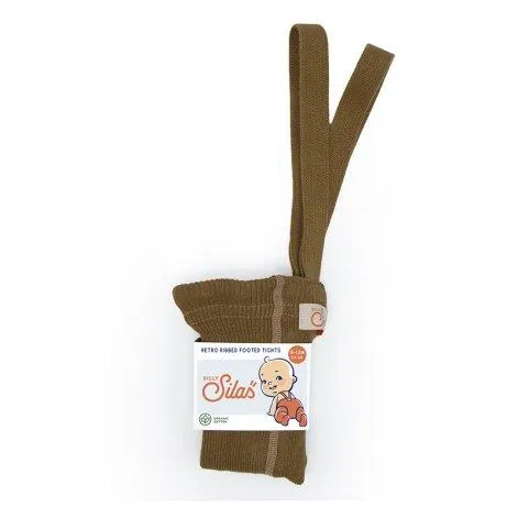 Tights with straps Acorn Brown - Silly Silas