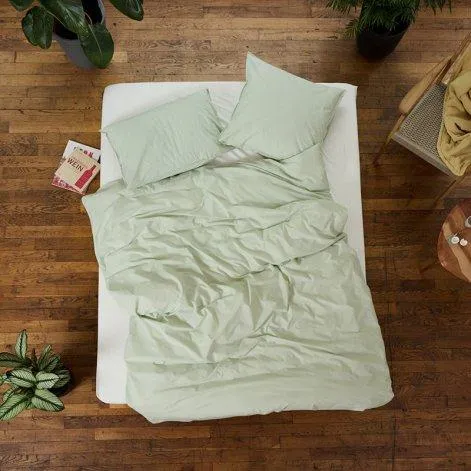 Louise comforter cover 160x210 cm sage - lavie