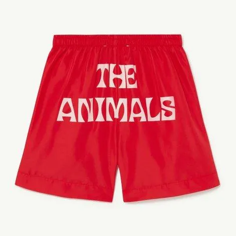 Badeshorts The Animals Puppy Red - The Animals Observatory