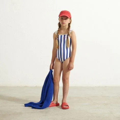 Badeanzug Stripes White & Blue - Weekend House Kids