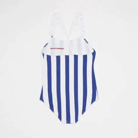 Swimsuit Stripes White & Blue - Weekend House Kids