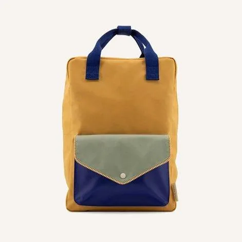 Backpack Colour block large Envelope Camp Yellow - Sticky Lemon