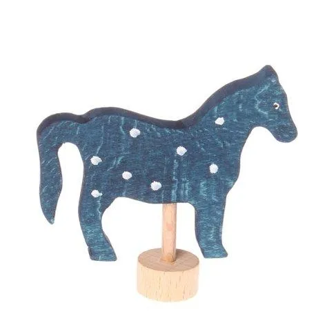 Figurine à assembler cheval bleu - GRIMM'S