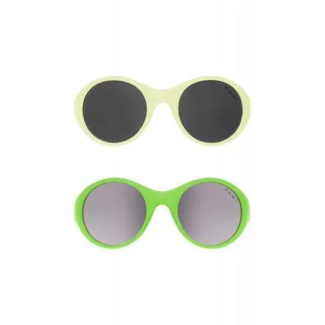 Baby sunglasses click & change green - Mokki