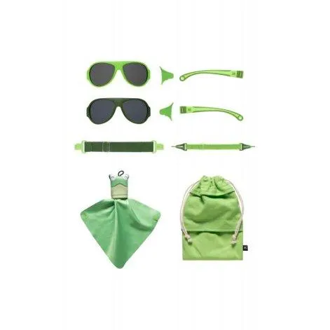 Sunglasses click & change Green - Mokki