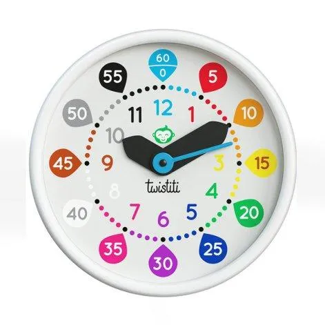 Twistit Clock Numbers Hoom Blanc - Kidywolf
