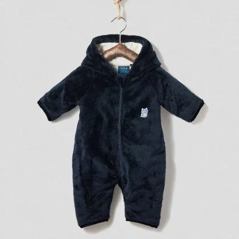 Combinaison pour bébés Mou High-Loft Fleece True Navy - namuk