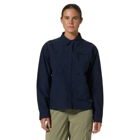 Stryder Long Sleeve Shirt dark zinc 406 - Mountain Hardwear