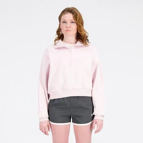 Pullover Athletics Remastered FT1/4 Zip stone pink - New Balance
