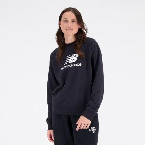 Sweatshirt Essentials Stacked Logo Crew black - New Balance