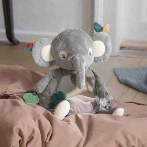 Aktivitätsspielzeug Finley der Elefant Grau - Sebra