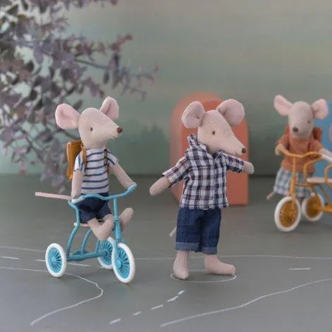 Tricycle Mouse Big Brother with Bag - Maileg