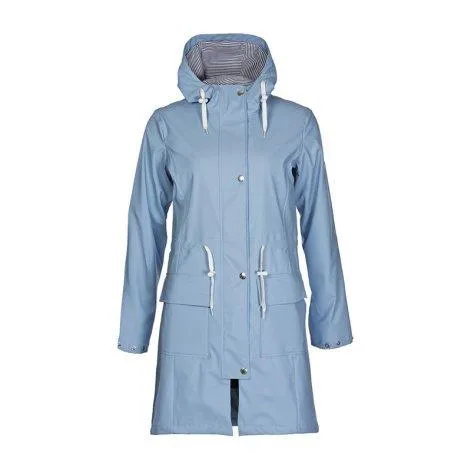Ladies raincoat Kilpina powder blue - rukka