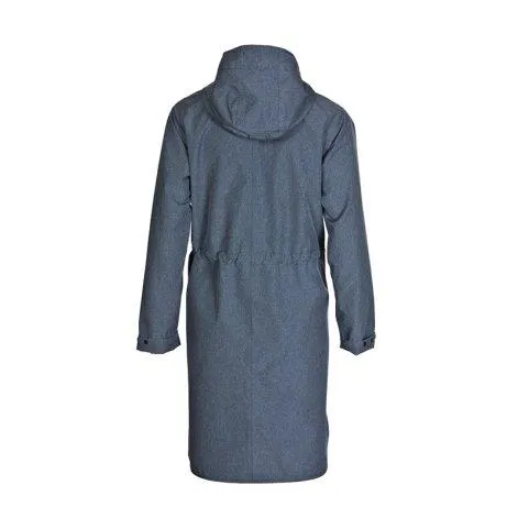 Ladies raincoat Ava long dress blue - rukka