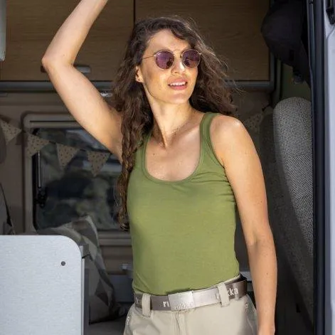 Women's tank top Leah olive - rukka
