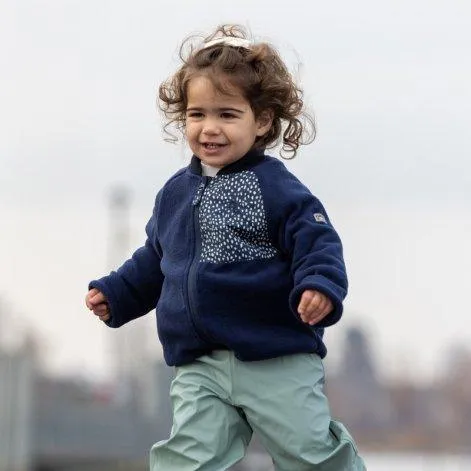 Marcelino Kinder Fleece Jacke dress blue - rukka