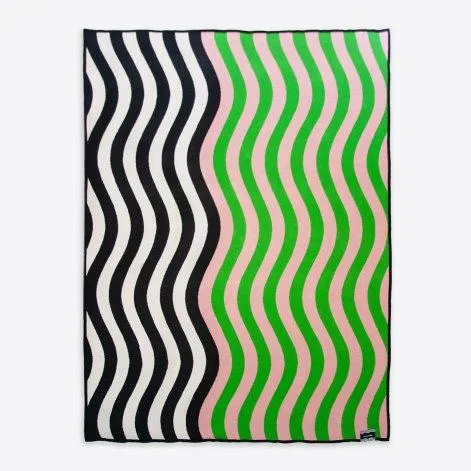 Blanket Madness Aruba 150x200cm Green, Pink, Black, White - SULA