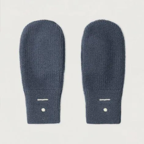 Handschuhe Merinowolle Blue Grey - Gray Label