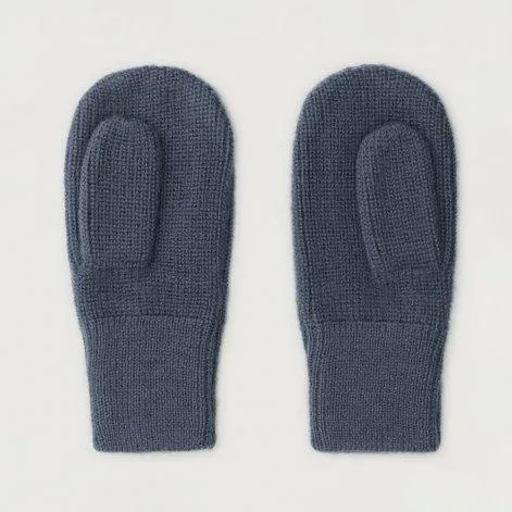 Gloves Knitted Blue Grey - Gray Label