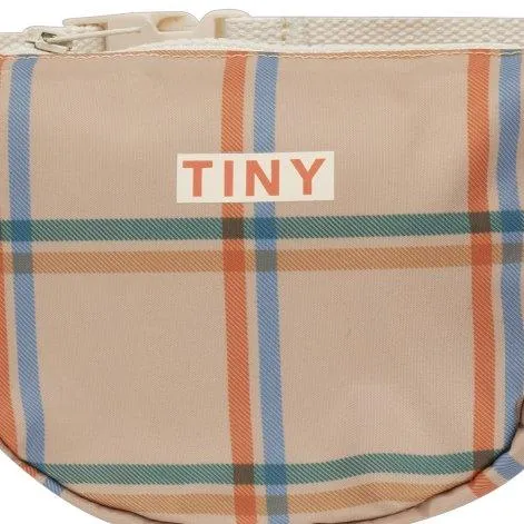 Fanny pack Check Almond - tinycottons
