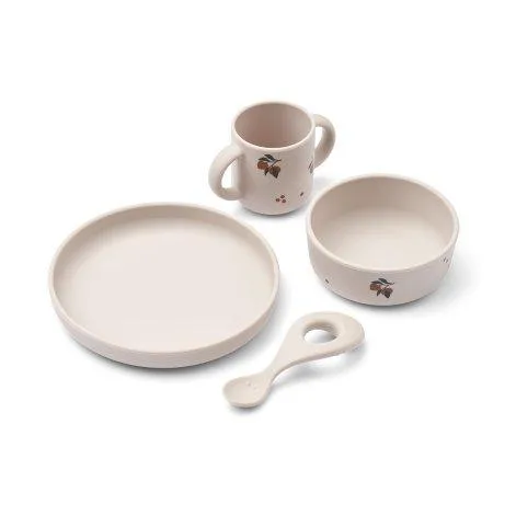 Baby tableware set Vivi Peach - Sandy - LIEWOOD