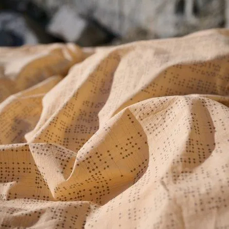 Paula comforter cover 200x210 cm Apricot, Grey - lavie
