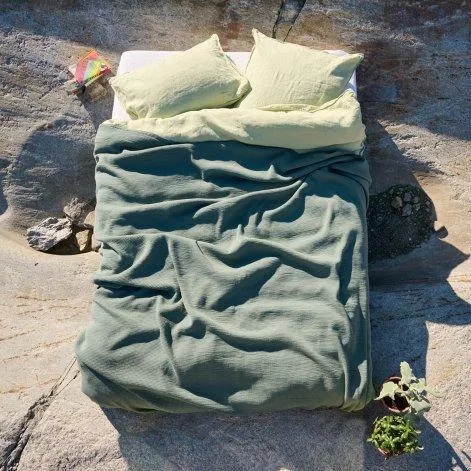 Joris bedspread 160x240 cm spruce green - lavie
