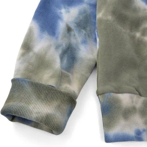 Sweatshirt Batie Tie Dye Crashed Blue - jooseph's 