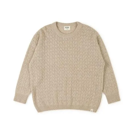 Lace sweater Limestone - MATONA