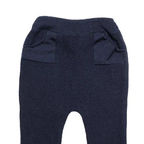 Baby pants with pockets navy - frilo swissmade