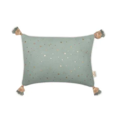 Muslin pillow Sky Aloe Green - Elly+Lune