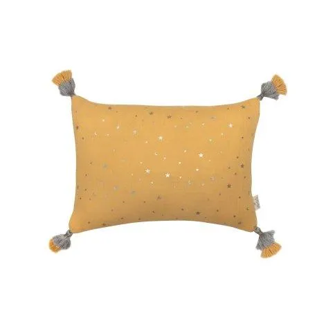 Muslin cushion Sky Autumn Yellow - Elly+Lune