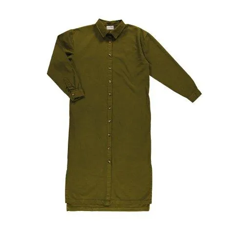 Adult shirt dress Lis Fir Green - Poudre Organic