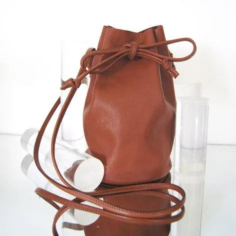 Mini Bucket Bag Color Block Brown - Petit Mai