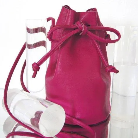 Mini Bucket Bag Color Block Fuchsia - Petit Mai
