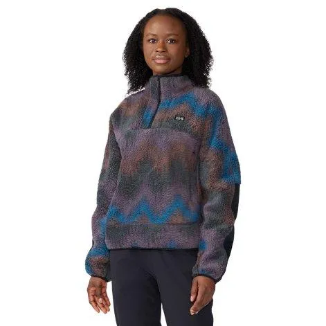 Fleece sweater HiCamp blurple zig zag print 598 - Mountain Hardwear