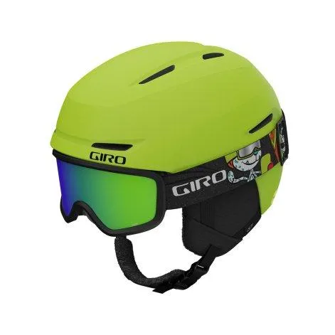 Ski helmet Spur Flash Combo ano lime - Giro
