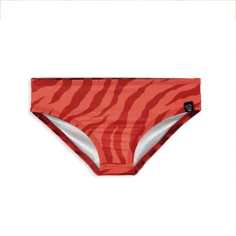Badehose UPF 50+ Stripes of Love Red / Coral - Beach & Bandits